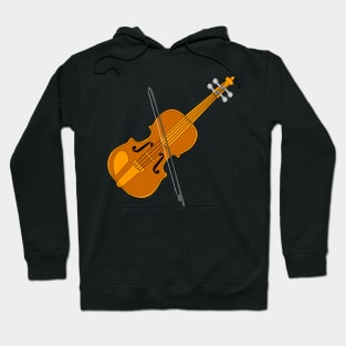 Violin Drawing Hoodie